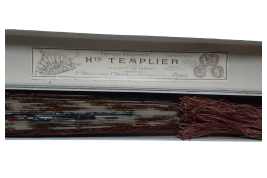 Elegant carriage, late 19th century fan