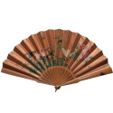 Birds and insects, late 19th century fan