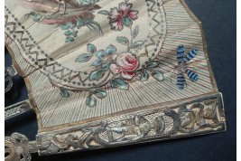 Nice birds, fan circa 1775