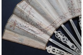 Nice birds, fan circa 1775