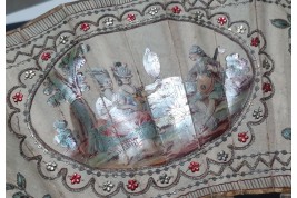 Nice birds, fan circa 1775