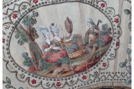 Beaux oiseaux, éventail vers 1775