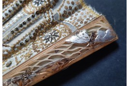 Papillons de lumière, éventail de Creuzy vers 1900