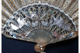 Butterflies of light, Creuzy fan circa 1900