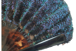 Himalayan monal, feather fan, circa 1900