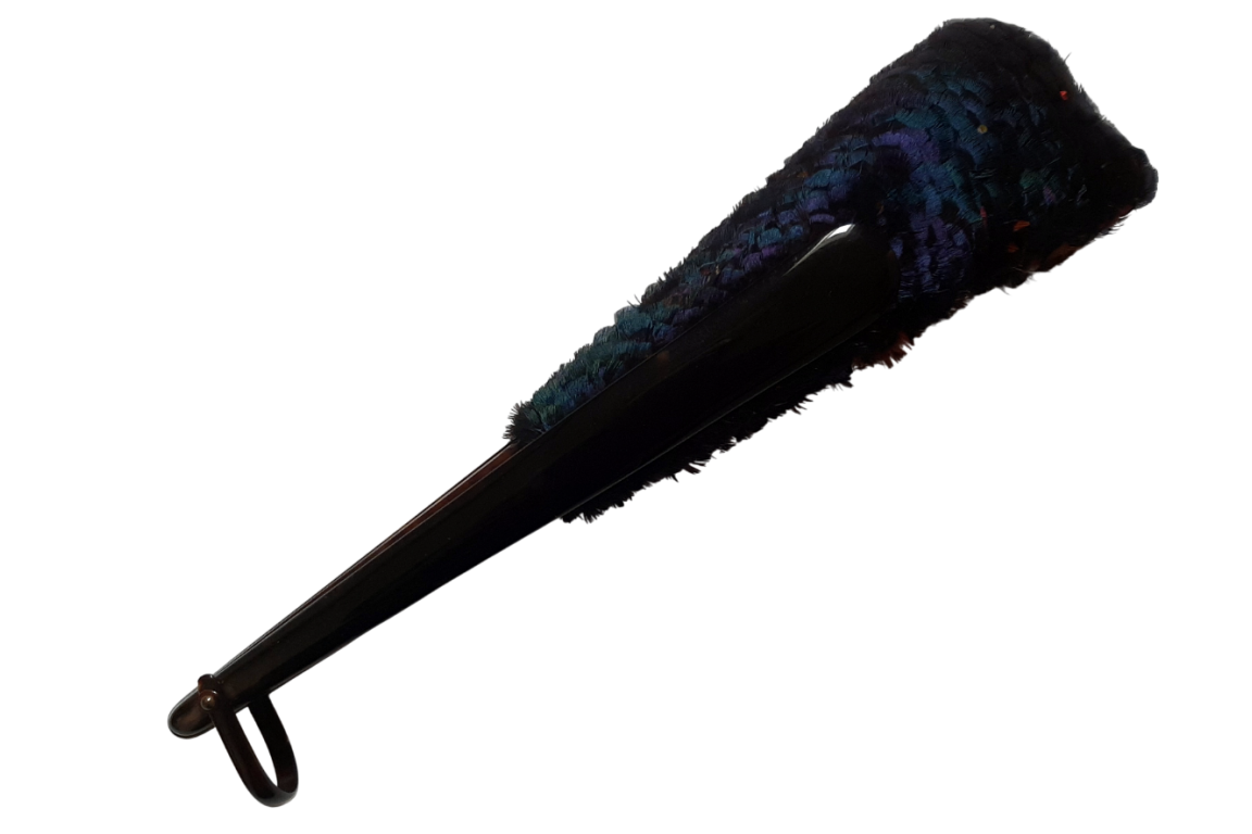 Himalayan monal, feather fan, circa 1900