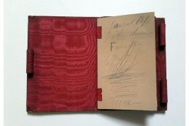 Oiseaux exotiques, carnet de notes XIXe siècle