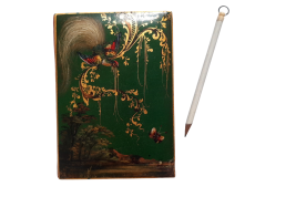 Exotic birds, 19th-century notebook