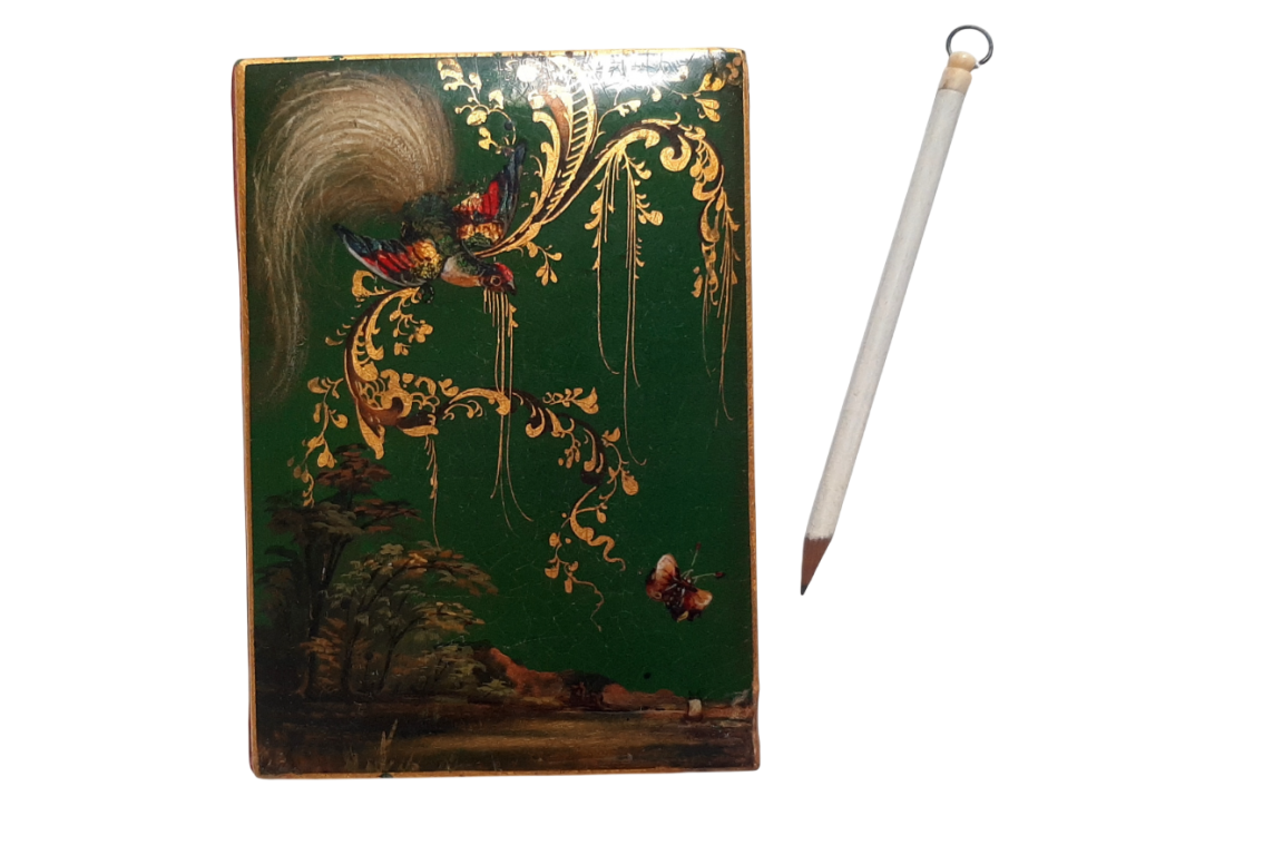 Oiseaux exotiques, carnet de notes XIXe siècle