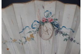 Bergerade, éventail vers 1760