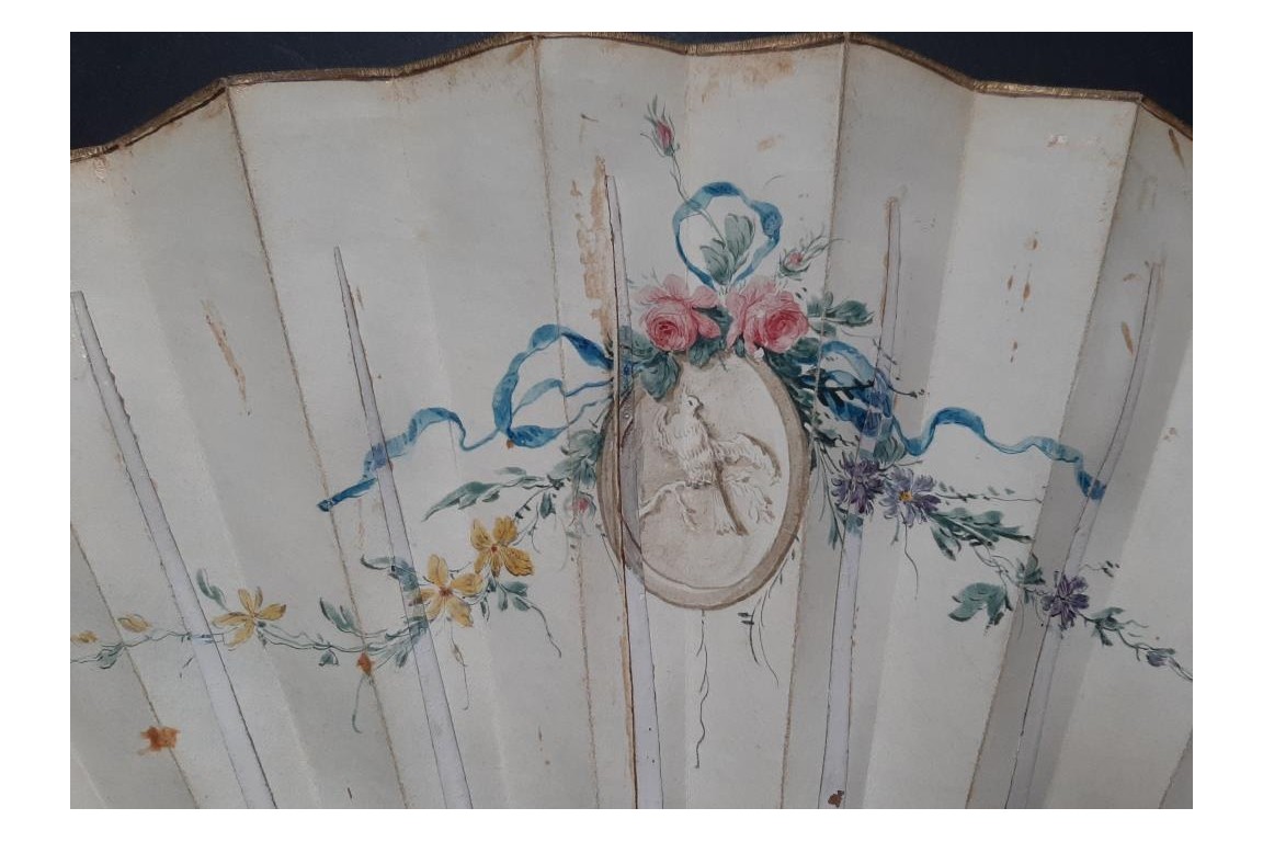 Bergerade, éventail vers 1760