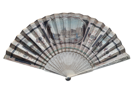 PIazza San Pietro, Grand Tour fan, circa 1790