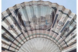 PIazza San Pietro, Grand Tour fan, circa 1790