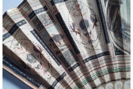 PIazza San Pietro, Grand Tour fan, circa 1790