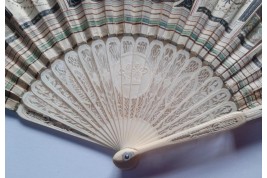 PIazza San Pietro, Grand Tour fan, circa 1790