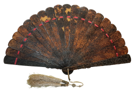 Chinese tortoisehell, 19th century fan