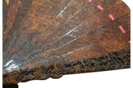 Chinese tortoisehell, 19th century fan