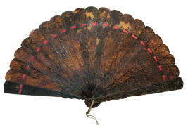 Chinese tortoisehell, 19th century fan