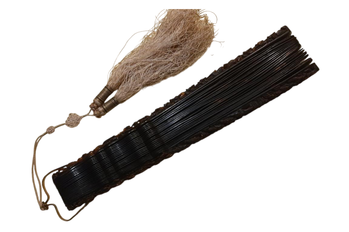 Chinese tortoisehell, 19th century fan