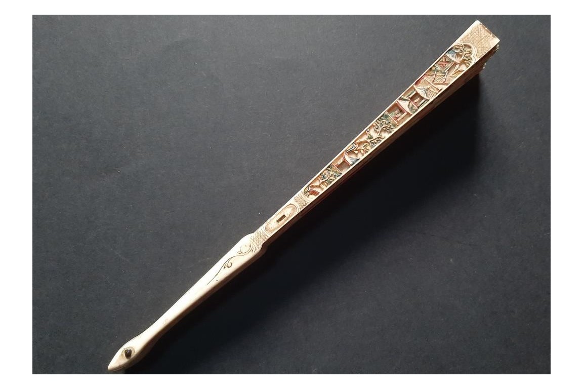 The horsewoman, Chinese fan, circa 1700–1720