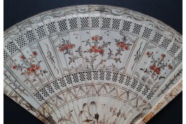 Red flowers, fa,  from China, circa 1700