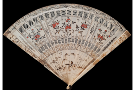 Red flowers, fa,  from China, circa 1700