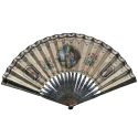 Familly, fan from China, circa 1800-1820