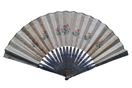 Familly, fan from China, circa 1800-1820