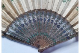 Familly, fan from China, circa 1800-1820
