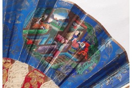 Red fox, 19th century Chinese fan, for child ?
