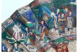Red fox, 19th century Chinese fan, for child ?