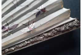 Dragon, fan from China, 19th century