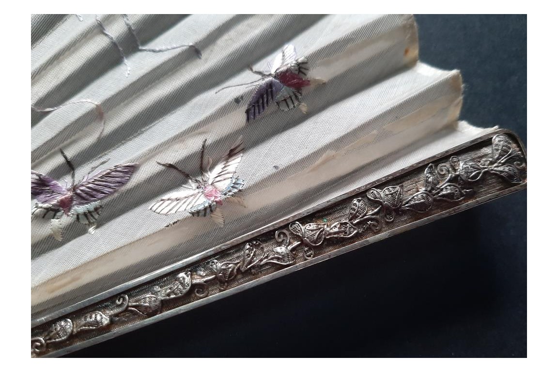 Dragon, fan from China, 19th century