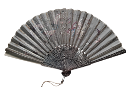 Dragon, fan from China, 19th century