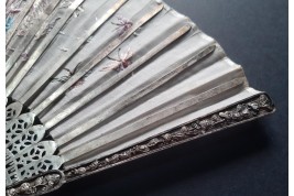 Dragon, fan from China, 19th century