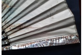 Gallantry,  fan by Jeanne Cahulle for Alexandre, late 19th century