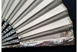 Gallantry,  fan by Jeanne Cahulle for Alexandre, late 19th century