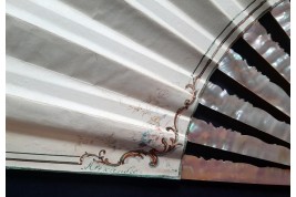 Galanterie, éventail de Jeanne Catulle pour Alexandre, fin XIXe siècle