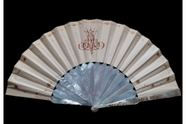 La fête champêtre, éventail attribué à Marie Bonheur pour Alexandre, vers 1865-70