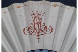 La fête champêtre, éventail attribué à Marie Bonheur pour Alexandre, vers 1865-70