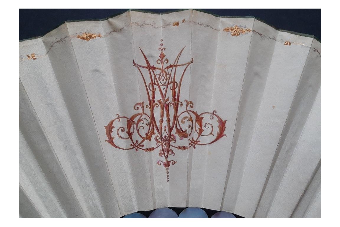 La fête champêtre, éventail attribué à Marie Bonheur pour Alexandre, vers 1865-70