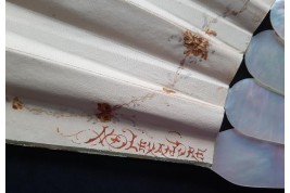 La fête champêtre, éventail attribué à Marie Bonheur pour Alexandre, vers 1865-70