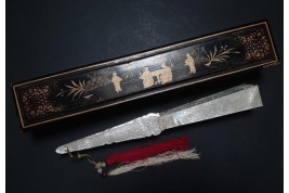 Mother of pearl, Chinese fan from Canton, 19th century