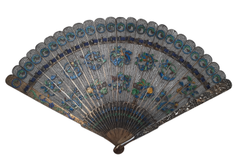 Filigranne, éventail chinois XIXe siècle