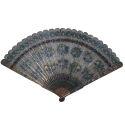 Filigranne, éventail chinois vers 1830
