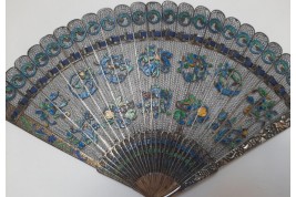 Filigranne, éventail chinois XIXe siècle