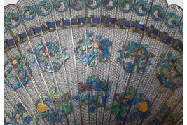 Filigranne, éventail chinois XIXe siècle