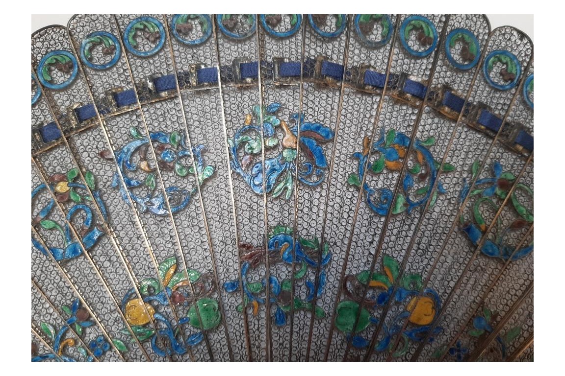 Filigree, chinese fan, 19th century