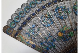 Filigranne, éventail chinois XIXe siècle
