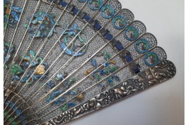 Filigree, chinese fan, 19th century